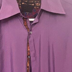 Robert Graham Large Long Sleeve Button Down Sleeve Flip Cuff